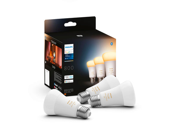 Philips Hue ampoule LED E27 8,5W dimmable 3 pièces
