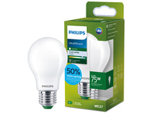 Philips LED peerlamp E27 75W koud wit