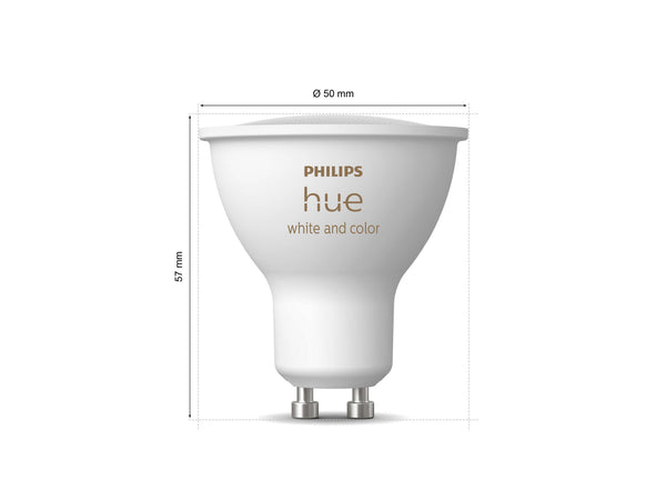 Philips Hue spot LED GU10 4,3W dimmable RGB