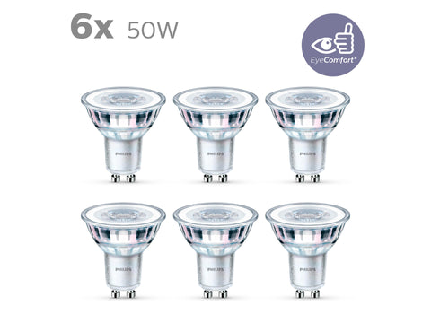 Philips LED spot GU10 4,6W 6 stuks