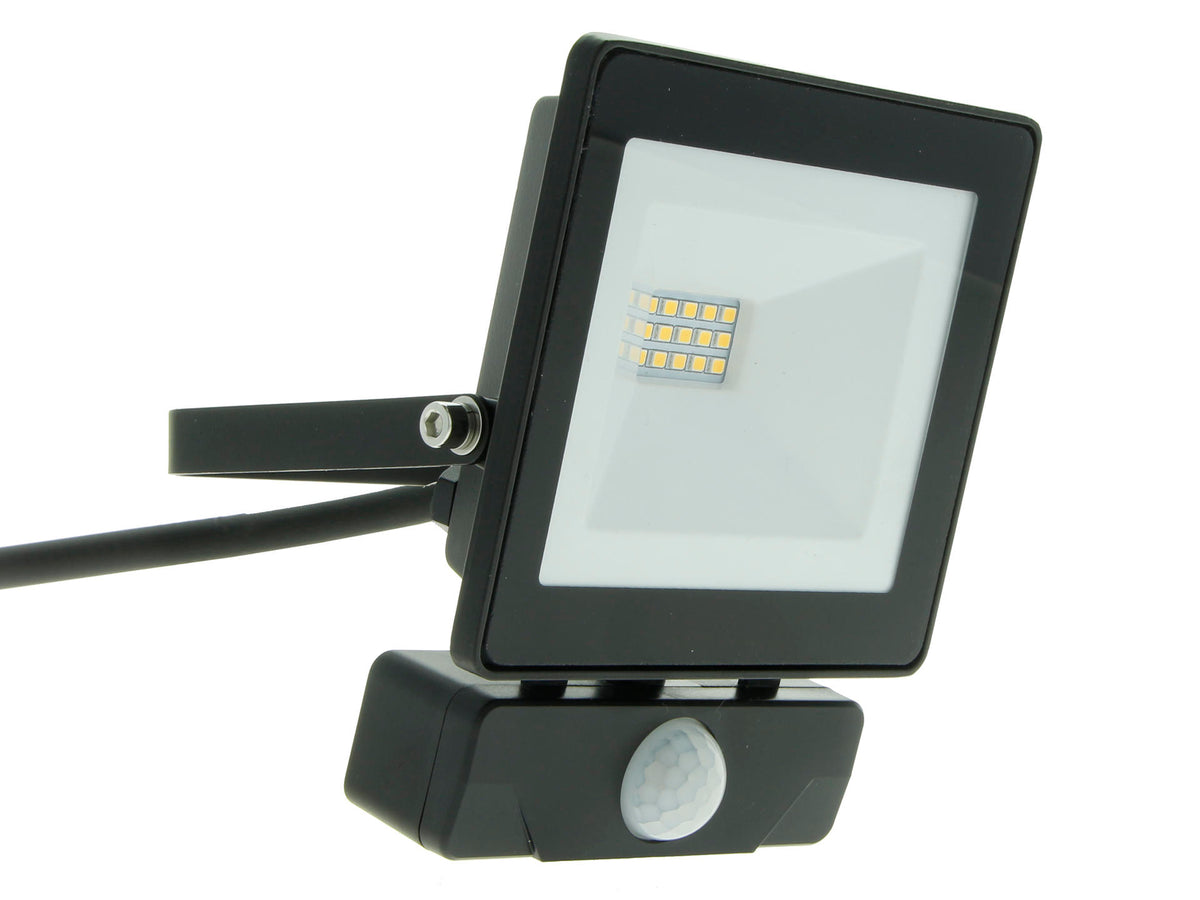 Select Plus LED straler 10W met PIR + kabel, schijnwerpers — SKU COLOS-862263, EAN 5412748802412