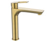 Aquatrends Lagos mitigeur lavabo haut laiton brossé