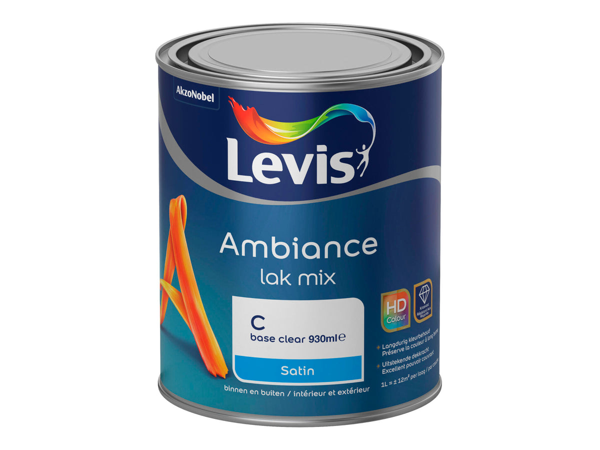 Levis Lak Ambiance satijn 1l mix clear