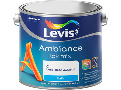 Levis Lak Ambiance satijn 2,5l mix clear