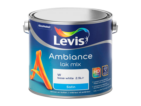 Levis Lak Ambiance satijn 2,5l wit