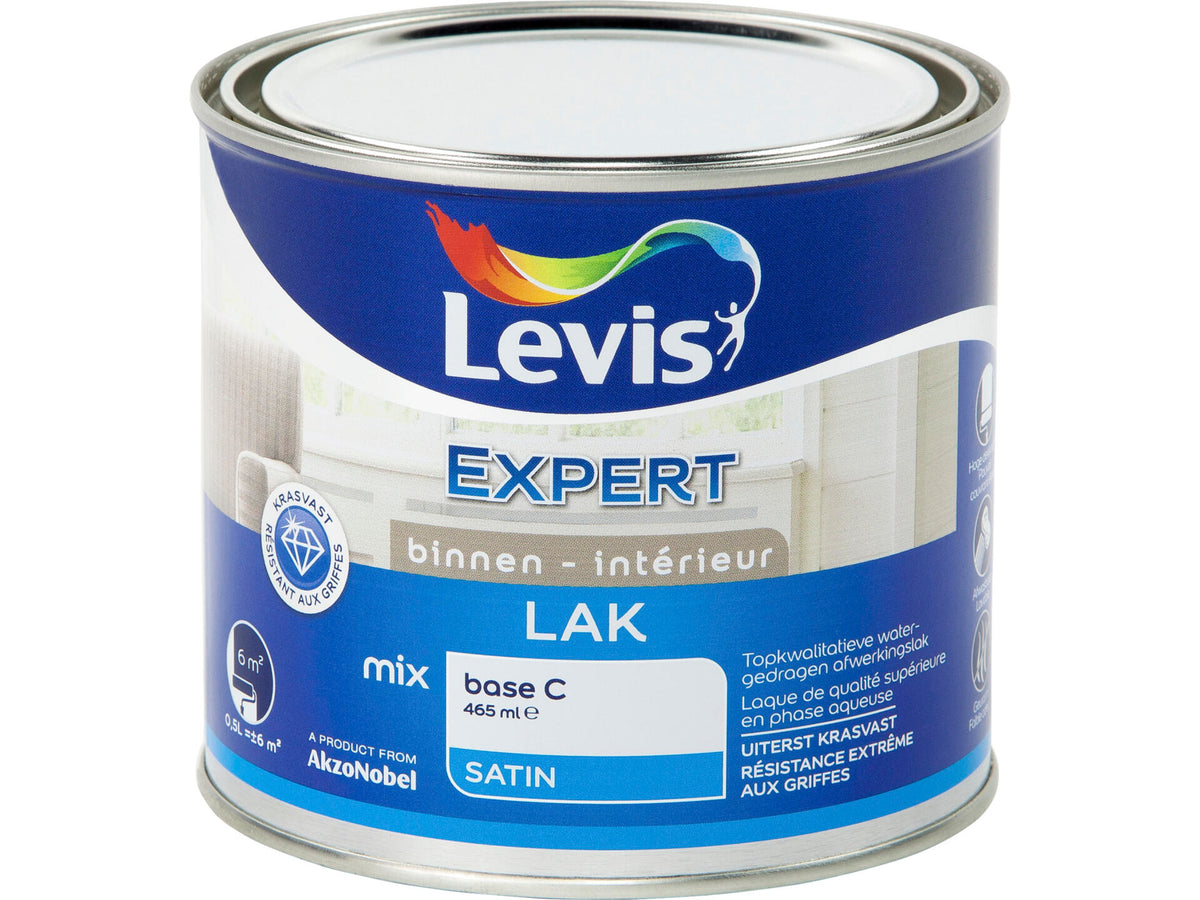 Levis Lak satijn 0,5l mix clear