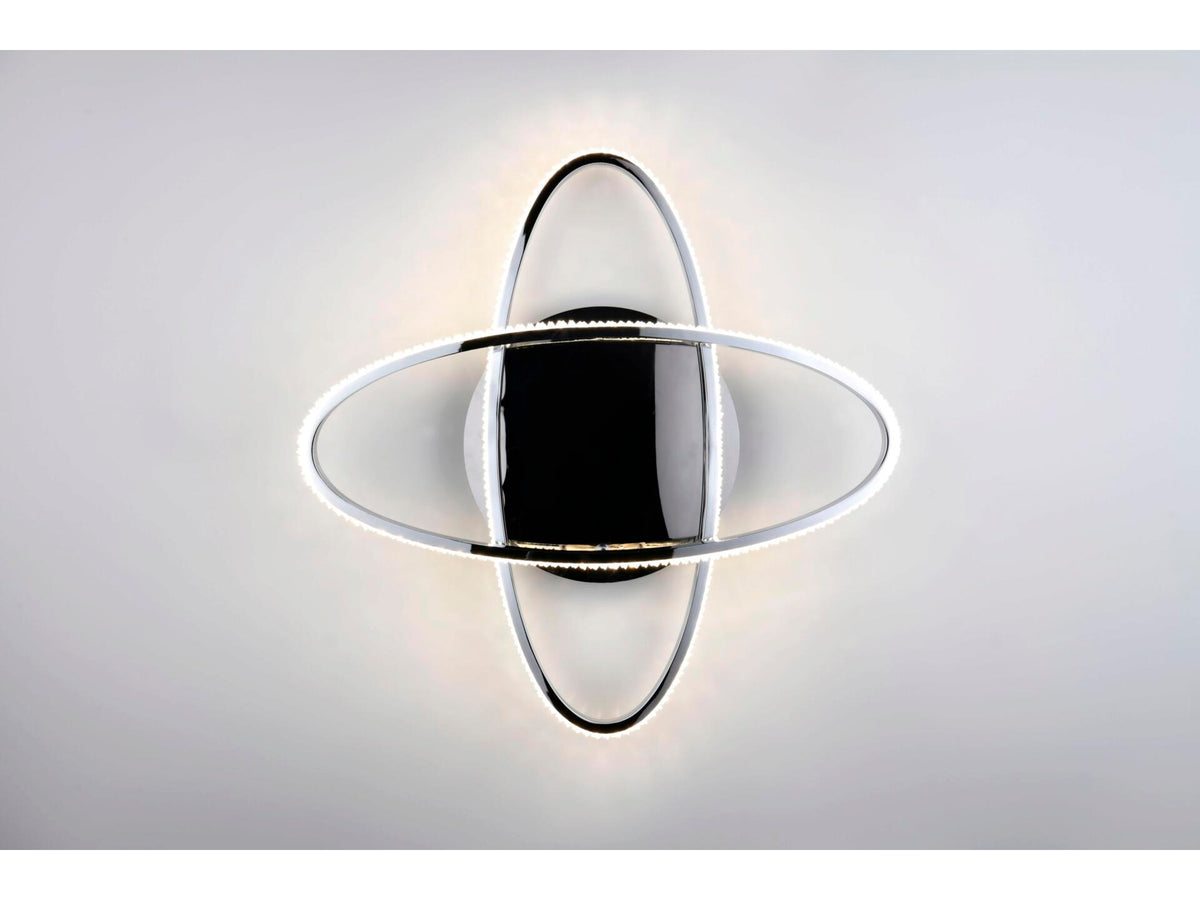 Trio Lane LED plafondlamp 27W chroom