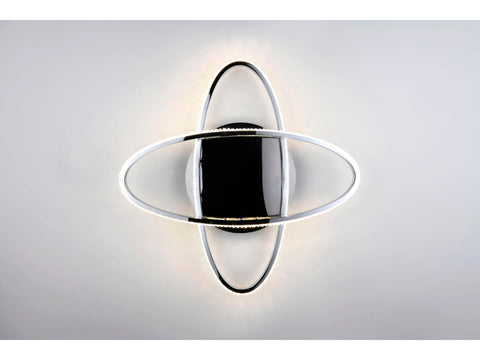 Trio Lane LED plafondlamp 27W chroom