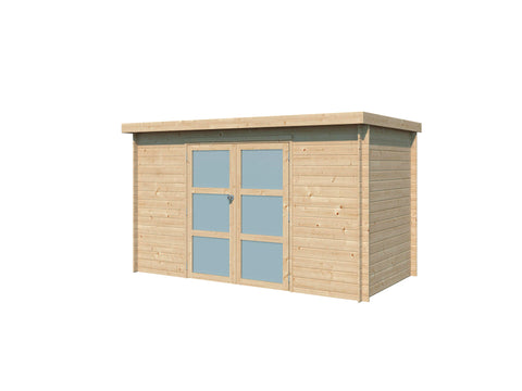 Gardenas Lappi III houten tuinhuis 325x175x191 cm blokhut