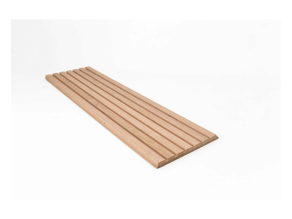 Latt wandpaneel met 7 latjes 277x30 cm 1,66m² 20mm pepper oak 2 stuks