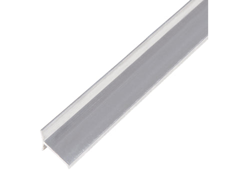 Lekdorpel 34x17x1 mm 200cm aluminium