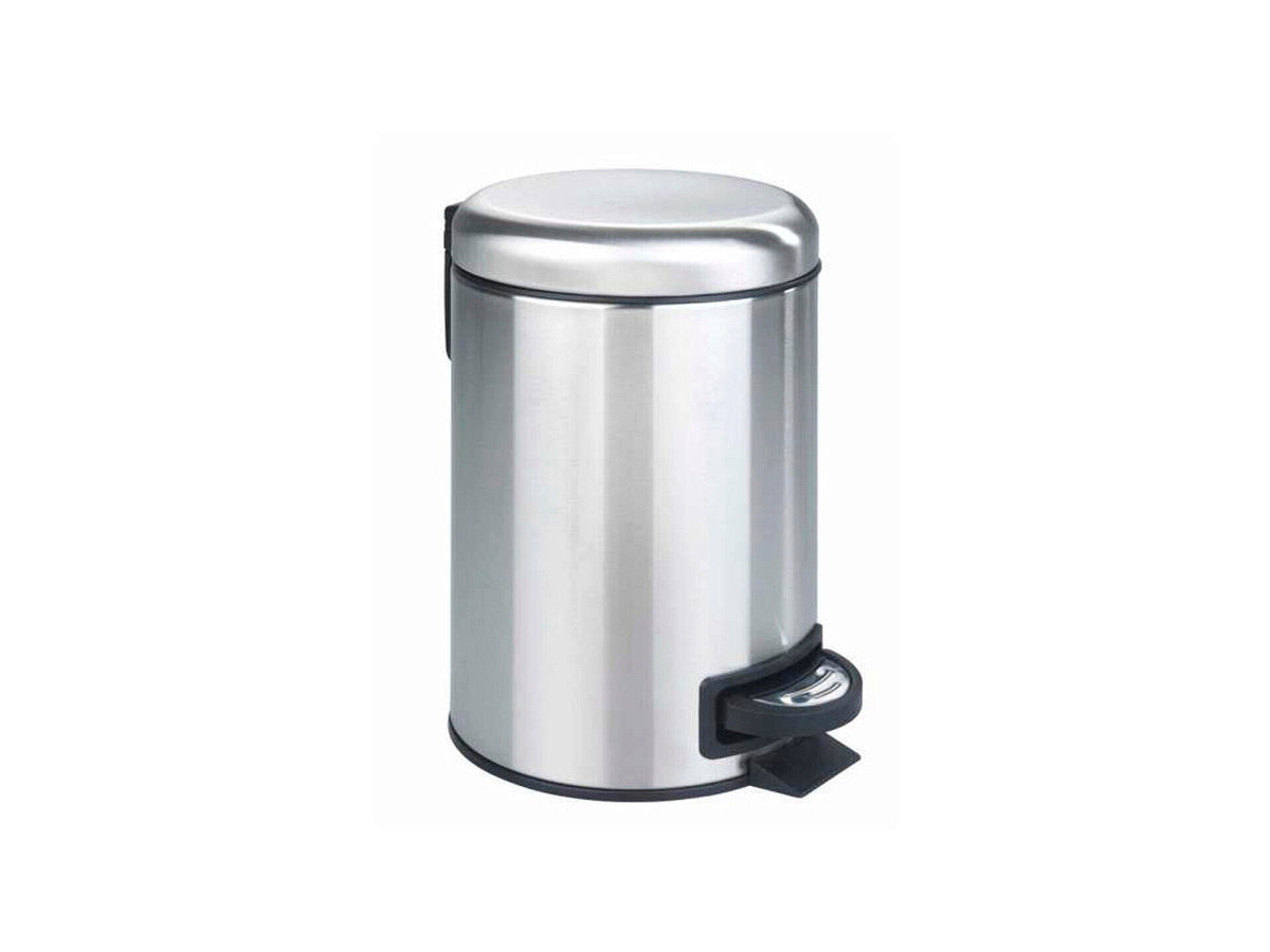 Wenko Leman pedaalemmer 3l RVS mat