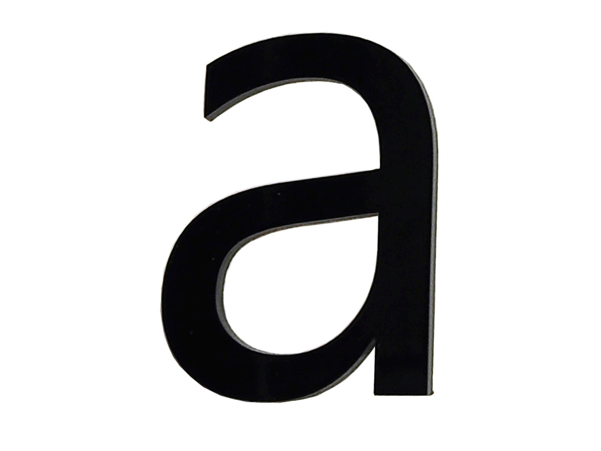 Letter A polyester 9cm