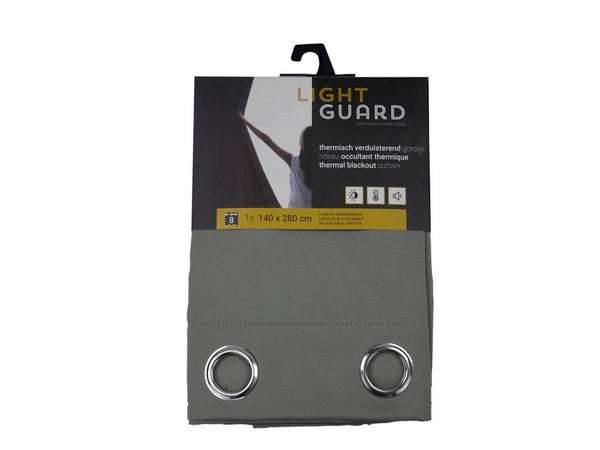 Light Guard Light Guard rideau thermique occultant 140x280 cm œillet flint