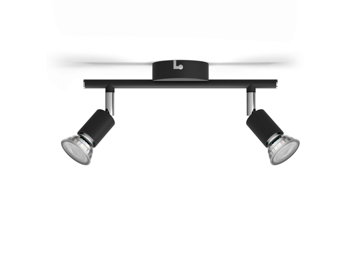 Philips Limbali LED balkspot GU10 max. 2x50 W zwart