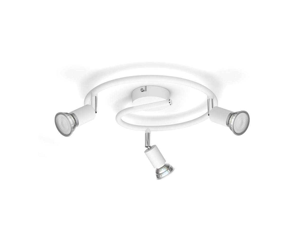 Philips Limbali LED plafondlamp GU10 max. 3x50 W wit