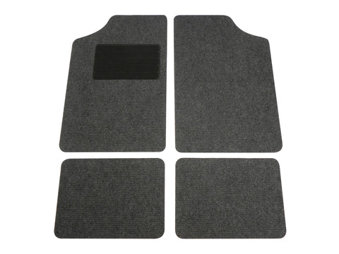 Carpoint Mattenset 4 stuks antraciet
