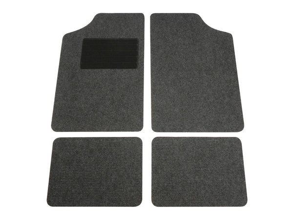 Carpoint Tapis de sol 4 pièces anthracite