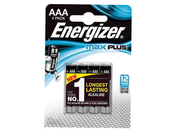 Energizer Max Plus AAA LR03 E92 batterij 4 stuks