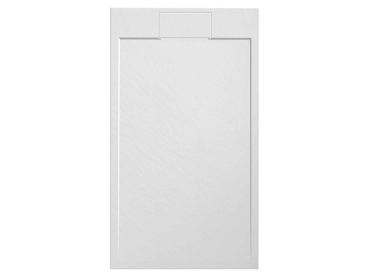 Lafiness Medusa douchetub 120x90x2,6 cm composiet leisteen look wit