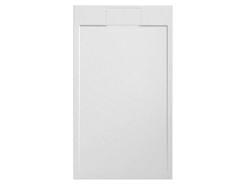 Lafiness Medusa douchetub 120x90x2,6 cm composiet leisteen look wit
