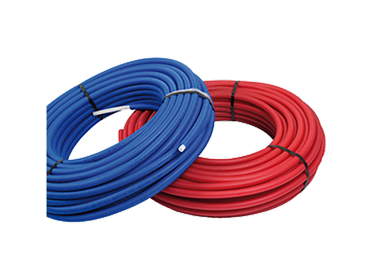 Saninstal Meerlagenbuis pert-alu 20x2 mm per rol 5m rood