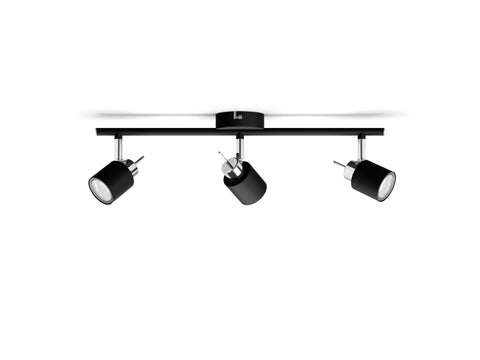 Philips Meranti LED balkspot GU10 3x35 W zwart