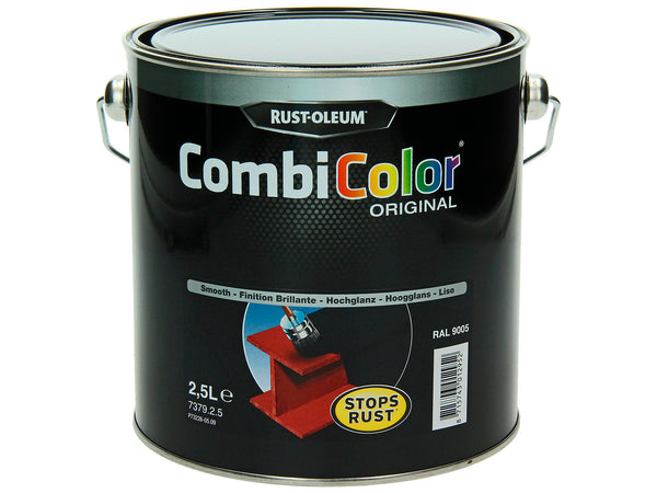 Rust-oleum Metaallak hoogglans 2,5l gitzwart