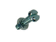 Mack Metaalschroeven met moer 10x3 mm verzinkt 30 stuks