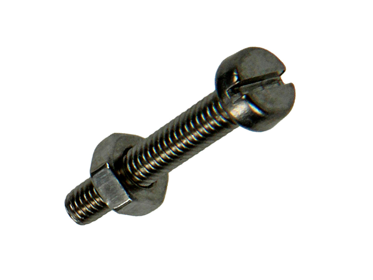 Mack Metaalschroeven met moer 16x3 mm inox 12 stuks
