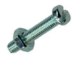 Mack Metaalschroeven met moer 16x3 mm verzinkt 27 stuks