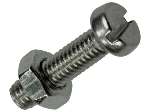Mack Metaalschroeven met moer 16x4 mm inox 12 stuks