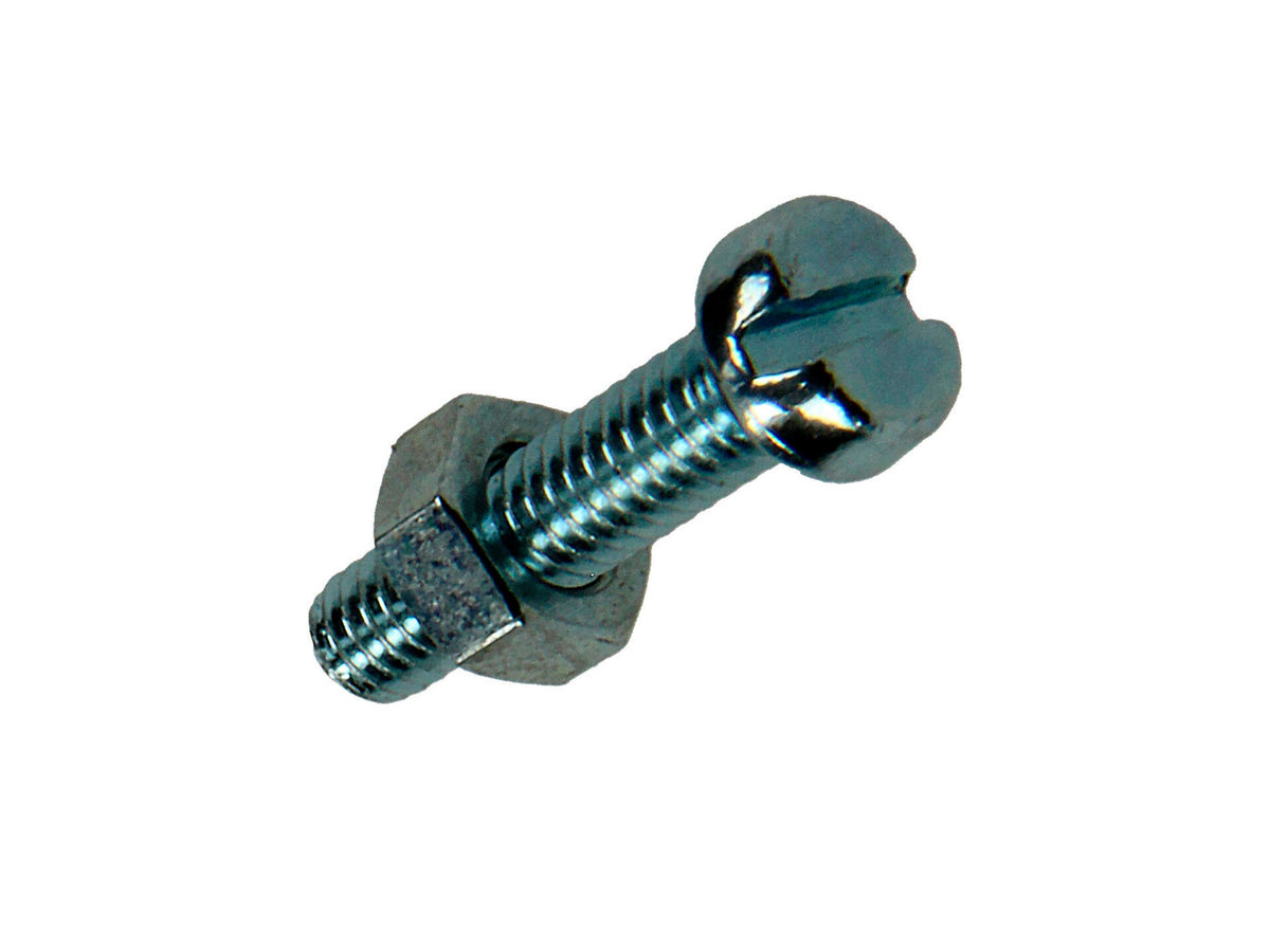 Mack Metaalschroeven met moer 16x4 mm verzinkt 60 stuks