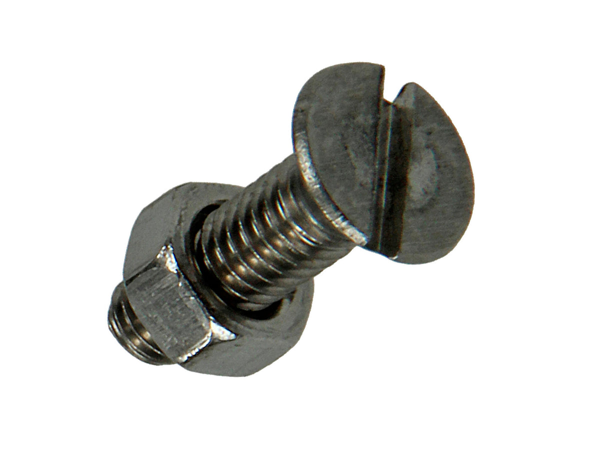 Mack Metaalschroeven met moer 16x5 mm inox 8 stuks