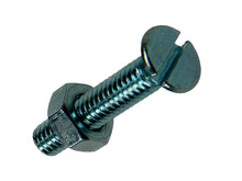 Mack Vis métal avec écrou 20x4 mm tête aplatie zingué 18 pièces