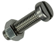 Mack Metaalschroeven met moer 20x5 mm inox 7 stuks