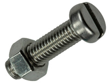 Mack Metaalschroeven met moer 20x5 mm inox 7 stuks