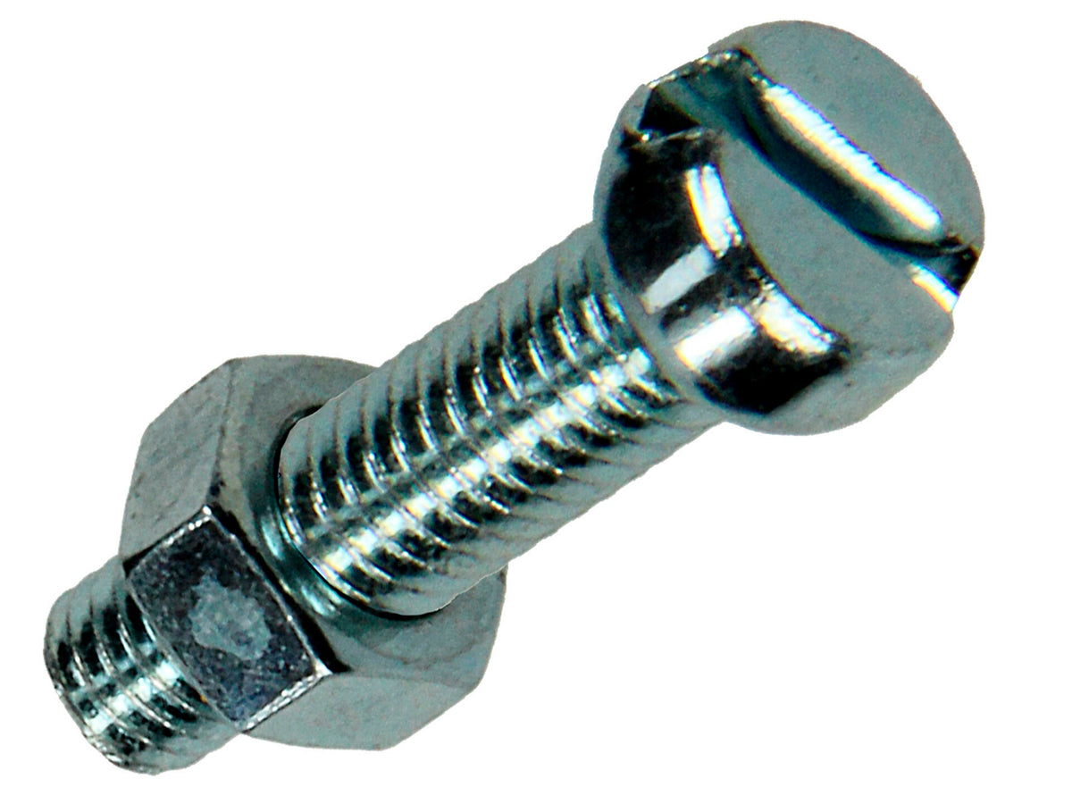 Mack Metaalschroeven met moer 20x5 mm verzinkt 15 stuks