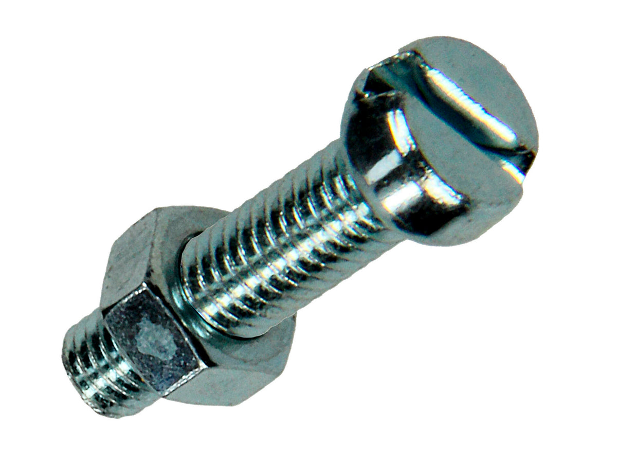 Mack Metaalschroeven met moer 20x5 mm verzinkt 38 stuks