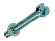 Mack Metaalschroeven met moer 40x6 mm verzinkt 16 stuks