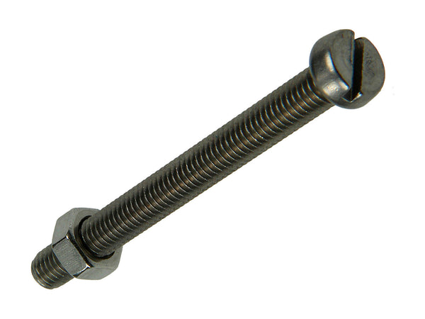 Mack Vis métal avec écrou 50x5 mm inox 4 pièces