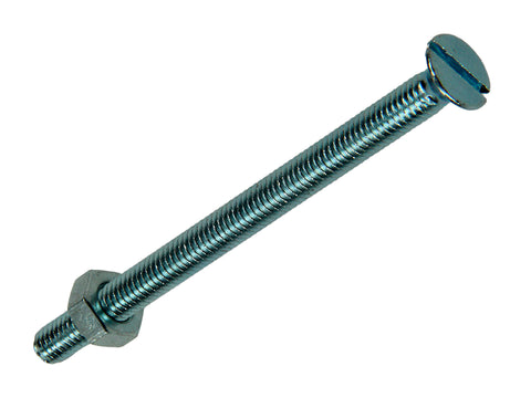 Mack Metaalschroeven met moer 60x4 mm verzinkt 6 stuks
