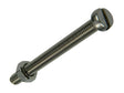 Mack Metaalschroeven met moer 60x6 mm inox 2 stuks