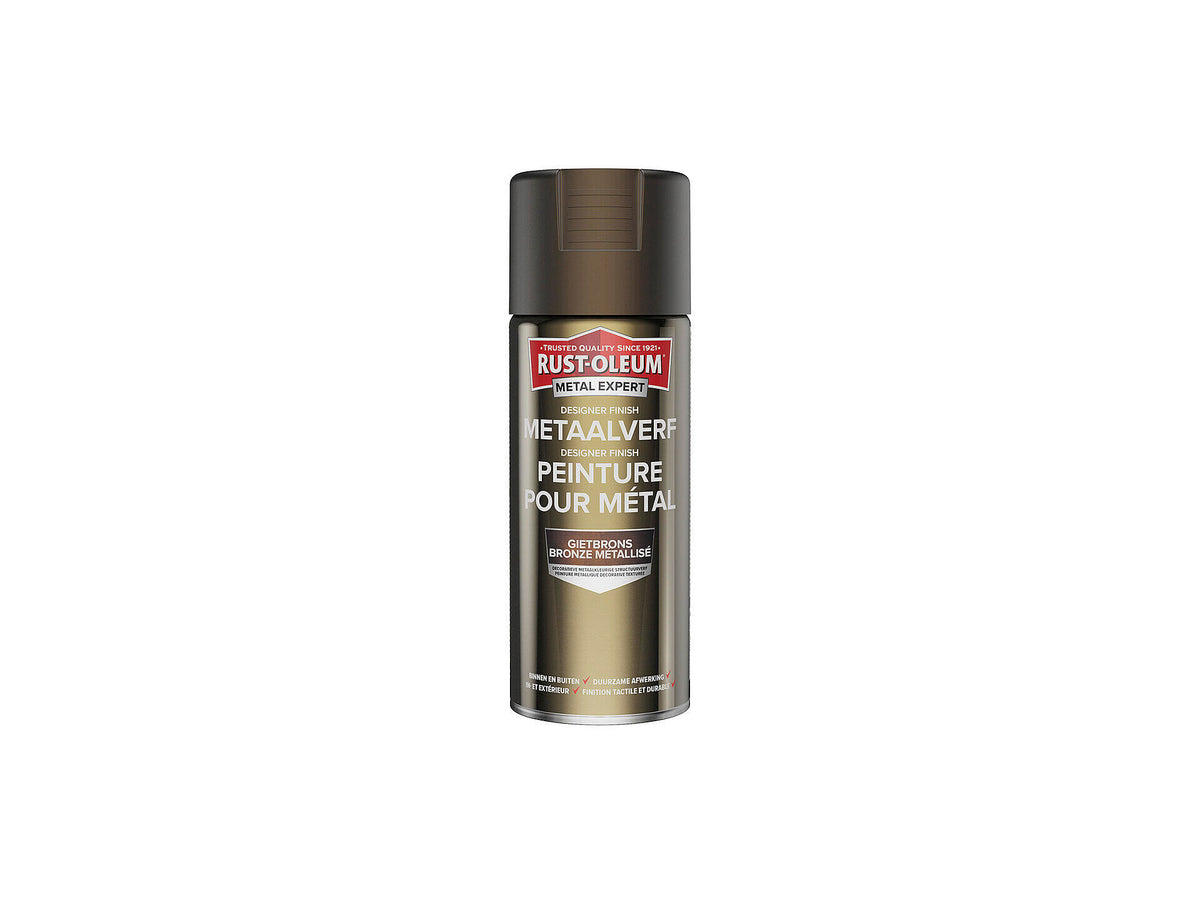 Rust-oleum Metal Expert Designer Finish metaalverf 0,4l gietbrons
