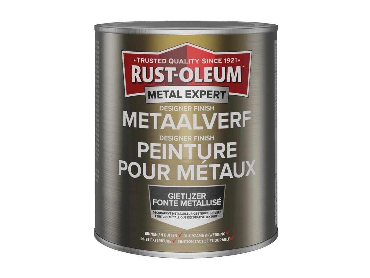 Rust-oleum Metal Expert Designer Finish metaalverf 750ml gietijzer
