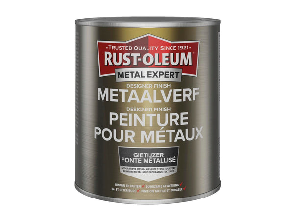 Rust-oleum Metal Expert Designer Finish metaalverf 750ml gietijzer