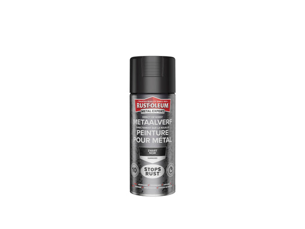 Rust-oleum Metal Expert metaalverf hamerslag 0,4l zwart