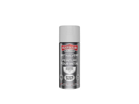 Rust-oleum Metal Expert metaalverf zijdeglans 0,4l zuiver wit