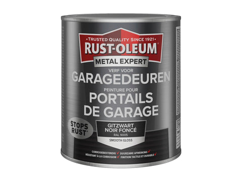 Rust-oleum Metal Expert verf voor garagedeuren 750ml zwart