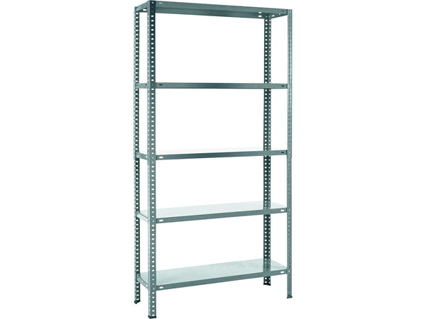 Practo Home Metal Rack opbergrek 180x90x30 cm metaal galva